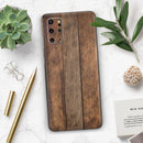 Raw Wood Planks V9 - Premium Vinyl Skin Decal for Samsung Galaxy S25 Ultra, S24, S23, S22 & All Galaxy S Models