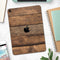 Raw Wood Planks V9 - Full Body Skin Decal for the Apple iPad Pro 12.9", 11", 10.5", 9.7", Air or Mini (All Models Available)