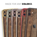 Raw Wood Planks V9 - Protective Skin Wrap & Decal – Compatible with iPhone SE to iPhone 17 Pro Max (All Models)
