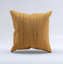 Real Bamboo Wood Ink-Fuzed Decorative Throw Pillow