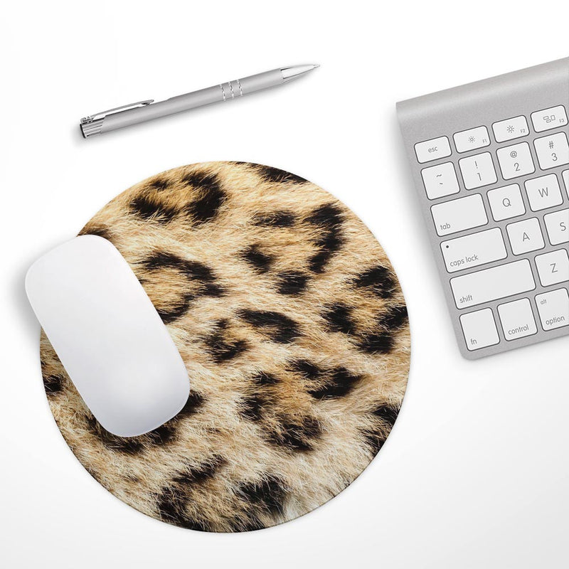 Real Cheetah Animal Print// WaterProof Rubber Foam Backed Anti-Slip Mouse Pad for Home Work Office or Gaming Computer Desk