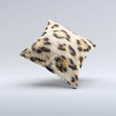 Real Cheetah Animal Print Ink-Fuzed Decorative Throw Pillow