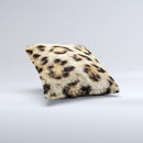 Real Cheetah Animal Print Ink-Fuzed Decorative Throw Pillow