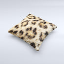 Real Cheetah Animal Print Ink-Fuzed Decorative Throw Pillow