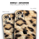 Real Cheetah Animal Print - Protective Skin Wrap & Decal – Compatible with iPhone SE to iPhone 17 Pro Max (All Models)