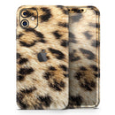 Real Cheetah Animal Print - Protective Skin Wrap & Decal – Compatible with iPhone SE to iPhone 17 Pro Max (All Models)