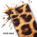 Real Cheetah Print - Premium Vinyl Skin Decal for Samsung Galaxy S25 Ultra, S24, S23, S22 & All Galaxy S Models