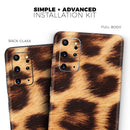 Real Cheetah Print - Premium Vinyl Skin Decal for Samsung Galaxy S25 Ultra, S24, S23, S22 & All Galaxy S Models