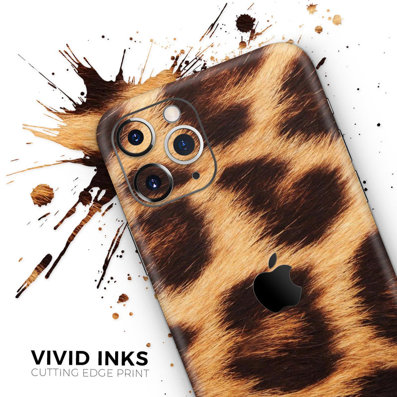 Real Cheetah Print - Protective Skin Wrap & Decal – Compatible with iPhone SE to iPhone 17 Pro Max (All Models)