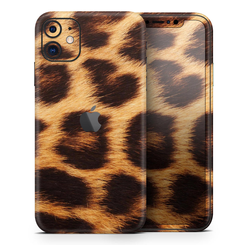 Real Cheetah Print - Protective Skin Wrap & Decal – Compatible with iPhone SE to iPhone 17 Pro Max (All Models)