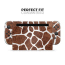 Real Giraffe Animal Print // Skin Decal Wrap Kit for Nintendo Switch Console & Dock, Joy-Cons, Pro Controller, Lite, 3DS XL, 2DS XL, DSi, or Wii - Vinyl Skin Wrap for Nintendo Switch 2, OLED, Lite, Pro Controller, Wii & Classic Handhelds