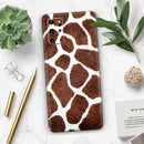 Real Giraffe Animal Print - Premium Vinyl Skin Decal for Samsung Galaxy S25 Ultra, S24, S23, S22 & All Galaxy S Models