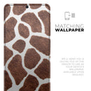 Real Giraffe Animal Print - Premium Vinyl Skin Decal for Samsung Galaxy S25 Ultra, S24, S23, S22 & All Galaxy S Models
