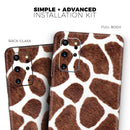 Real Giraffe Animal Print - Premium Vinyl Skin Decal for Samsung Galaxy S25 Ultra, S24, S23, S22 & All Galaxy S Models