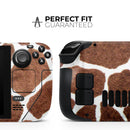 Real Giraffe Animal Print // Vinyl Skin Wrap for Steam Deck OLED & Steam Deck (LCD) — Soft Matte or Ultra Gloss