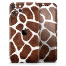 Real Giraffe Animal Print - Protective Skin Wrap & Decal – Compatible with iPhone SE to iPhone 17 Pro Max (All Models)