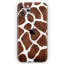 Real Giraffe Animal Print - Protective Skin Wrap & Decal – Compatible with iPhone SE to iPhone 17 Pro Max (All Models)