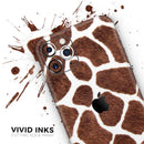 Real Giraffe Animal Print - Protective Skin Wrap & Decal – Compatible with iPhone SE to iPhone 17 Pro Max (All Models)