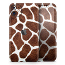 Real Giraffe Animal Print - Protective Skin Wrap & Decal – Compatible with iPhone SE to iPhone 17 Pro Max (All Models)