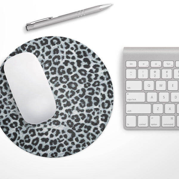 Real Leopard Animal Print// WaterProof Rubber Foam Backed Anti-Slip Mouse Pad for Home Work Office or Gaming Computer Desk