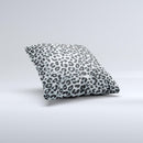 Real Leopard Animal Print Ink-Fuzed Decorative Throw Pillow