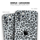 Real Leopard Animal Print - Protective Skin Wrap & Decal – Compatible with iPhone SE to iPhone 17 Pro Max (All Models)