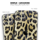 Real Leopard Hide V3 2 - Protective Skin Wrap & Decal – Compatible with iPhone SE to iPhone 17 Pro Max (All Models)