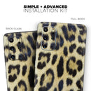 Real Leopard Hide V3 - Premium Vinyl Skin Decal for Samsung Galaxy S25 Ultra, S24, S23, S22 & All Galaxy S Models