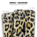 Real Leopard Hide V3 - Protective Skin Wrap & Decal – Compatible with iPhone SE to iPhone 17 Pro Max (All Models)