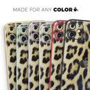 Real Leopard Hide V3 - Protective Skin Wrap & Decal – Compatible with iPhone SE to iPhone 17 Pro Max (All Models)