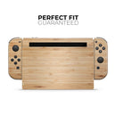 Real Light Bamboo Wood ALTERNATIVE // Skin Decal Wrap Kit for Nintendo Switch Console & Dock, Joy-Cons, Pro Controller, Lite, 3DS XL, 2DS XL, DSi, or Wii - Vinyl Skin Wrap for Nintendo Switch 2, OLED, Lite, Pro Controller, Wii & Classic Handhelds