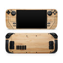 Real Light Bamboo Wood ALTERNATIVE // Vinyl Skin Wrap for Steam Deck OLED & Steam Deck (LCD) — Soft Matte or Ultra Gloss