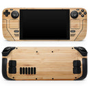Real Light Bamboo Wood ALTERNATIVE // Vinyl Skin Wrap for Steam Deck OLED & Steam Deck (LCD) — Soft Matte or Ultra Gloss