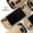 Real Light Bamboo Wood ALTERNATIVE // Vinyl Skin Wrap for Steam Deck OLED & Steam Deck (LCD) — Soft Matte or Ultra Gloss