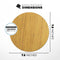 Real Light Bamboo Wood// WaterProof Rubber Foam Backed Anti-Slip Mouse Pad for Home Work Office or Gaming Computer Desk