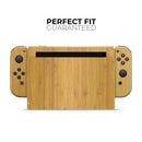 Real Light Bamboo Wood // Skin Decal Wrap Kit for Nintendo Switch Console & Dock, Joy-Cons, Pro Controller, Lite, 3DS XL, 2DS XL, DSi, or Wii - Vinyl Skin Wrap for Nintendo Switch 2, OLED, Lite, Pro Controller, Wii & Classic Handhelds