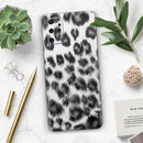 Real Snow Leopard Hide - Premium Vinyl Skin Decal for Samsung Galaxy S25 Ultra, S24, S23, S22 & All Galaxy S Models
