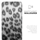 Real Snow Leopard Hide - Premium Vinyl Skin Decal for Samsung Galaxy S25 Ultra, S24, S23, S22 & All Galaxy S Models