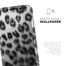 Real Snow Leopard Hide - Protective Skin Wrap & Decal – Compatible with iPhone SE to iPhone 17 Pro Max (All Models)