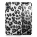 Real Snow Leopard Hide - Protective Skin Wrap & Decal – Compatible with iPhone SE to iPhone 17 Pro Max (All Models)