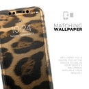 Real Thin Vector Leopard Print - Protective Skin Wrap & Decal – Compatible with iPhone SE to iPhone 17 Pro Max (All Models)