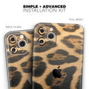 Real Thin Vector Leopard Print - Protective Skin Wrap & Decal – Compatible with iPhone SE to iPhone 17 Pro Max (All Models)