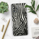 Real Vector Zebra Print - Premium Vinyl Skin Decal for Samsung Galaxy S25 Ultra, S24, S23, S22 & All Galaxy S Models