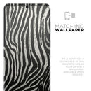 Real Vector Zebra Print - Premium Vinyl Skin Decal for Samsung Galaxy S25 Ultra, S24, S23, S22 & All Galaxy S Models