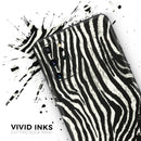 Real Vector Zebra Print - Premium Vinyl Skin Decal for Samsung Galaxy S25 Ultra, S24, S23, S22 & All Galaxy S Models