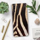 Real Zebra Print Texture - Premium Vinyl Skin Decal for Samsung Galaxy S25 Ultra, S24, S23, S22 & All Galaxy S Models