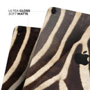 Real Zebra Print Texture - Full Body Skin Decal for the Apple iPad Pro 12.9", 11", 10.5", 9.7", Air or Mini (All Models Available)