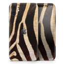 Real Zebra Print Texture - Protective Skin Wrap & Decal – Compatible with iPhone SE to iPhone 17 Pro Max (All Models)