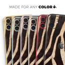 Real Zebra Print Texture - Protective Skin Wrap & Decal – Compatible with iPhone SE to iPhone 17 Pro Max (All Models)