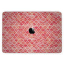MacBook Pro with Touch Bar Skin Kit - Red-Orange_Watercolor_Quatrefoil-MacBook_13_Touch_V3.jpg?